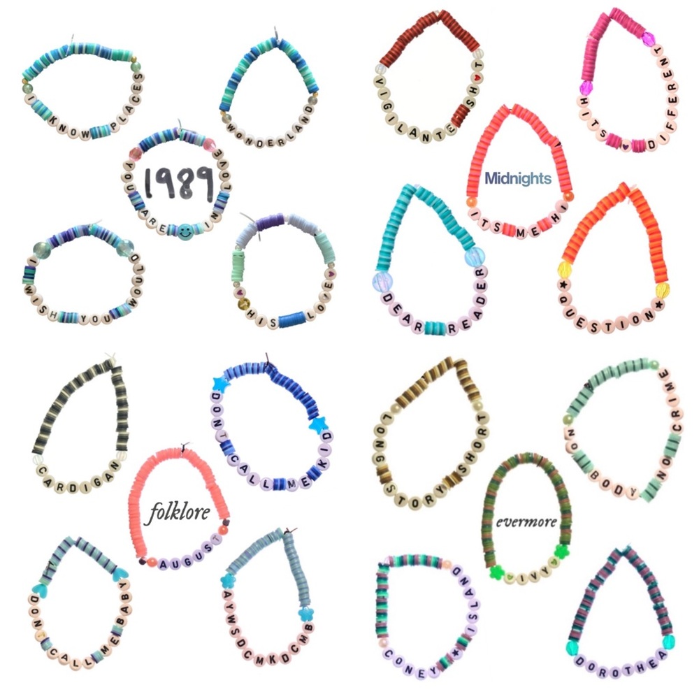 25 Taylor Swift Handmade Bracelets